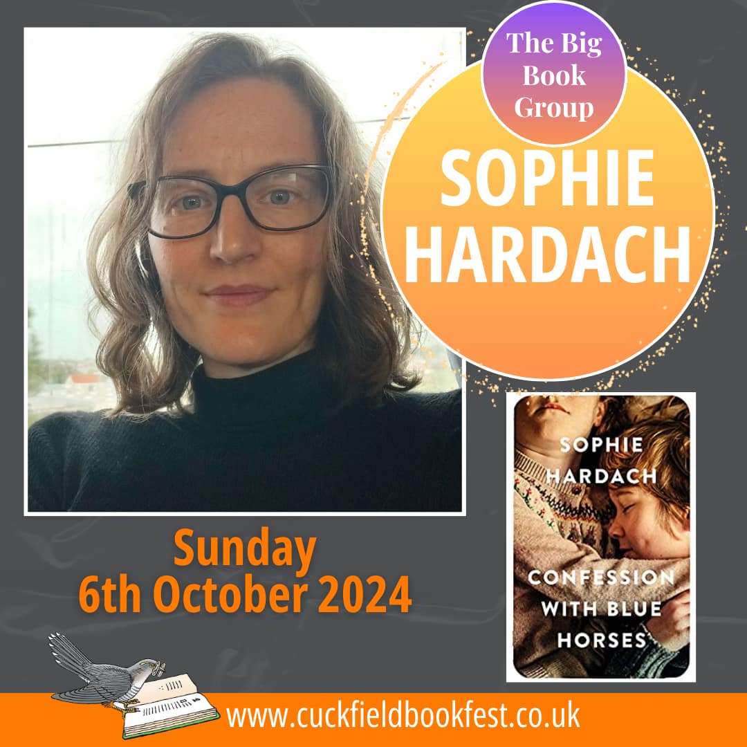 Sophie Hardach at cuckfield book festival 2024