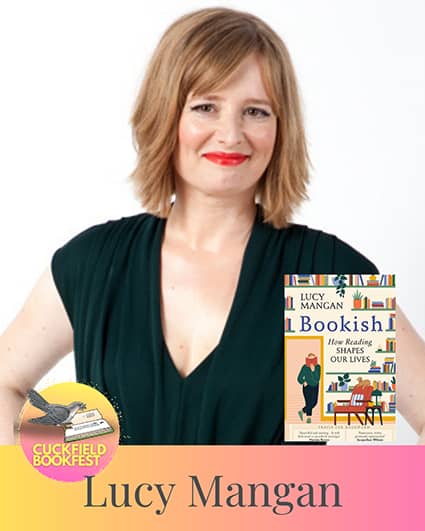Lucy Mangan author speaking at Cuckfield Book festival 2025