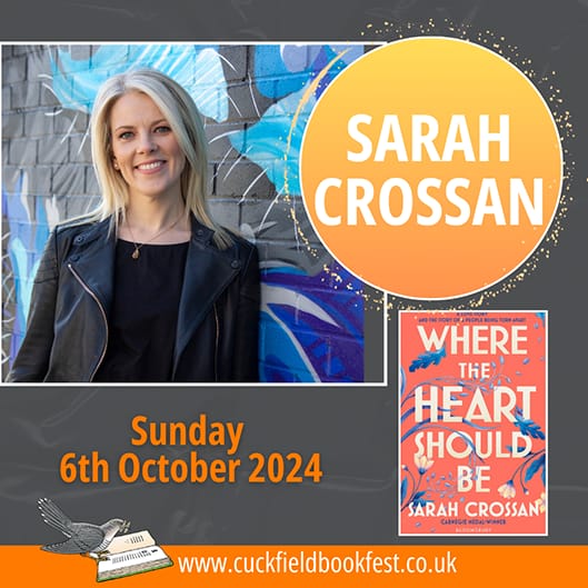 Sarah Crossan Author speaking at Cuckfield Village Book Festival 2024
