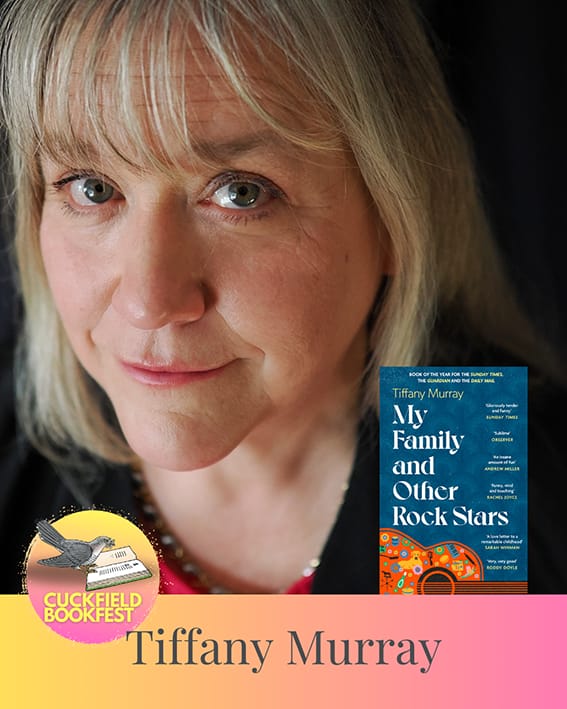 Tiffany Murray writer at cuckfield literary festival uk October 2025