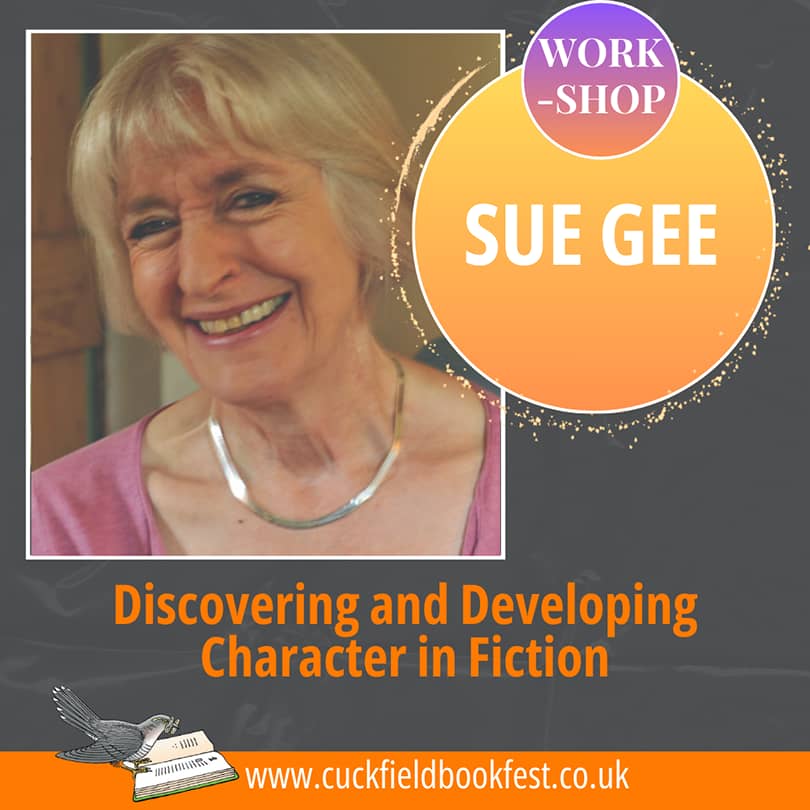 Sue Gee writing author workshop cuckfield book festival
