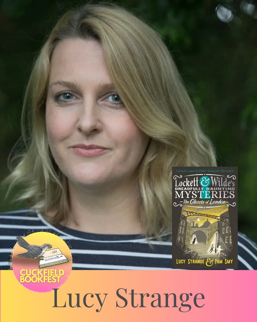 Lucy Strange Author at cuckfield book festival sussex October 2025