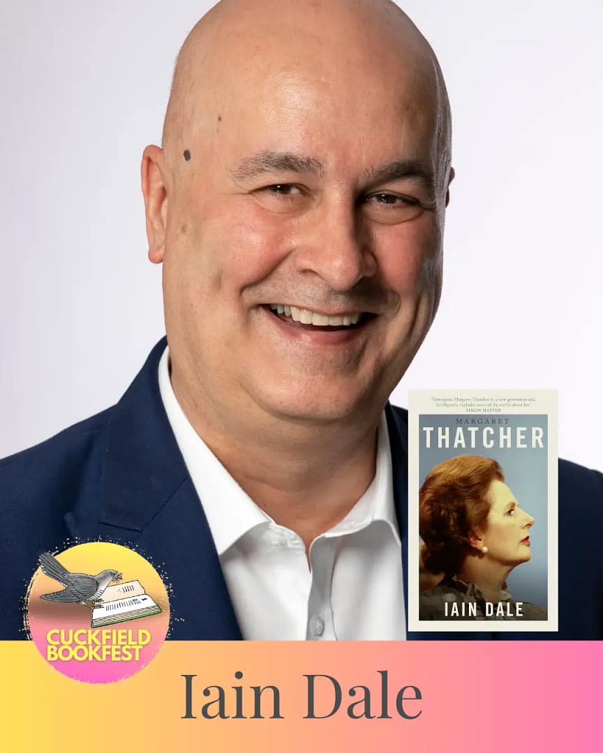 Iain Dale at cuckfield bookfest sussex literary festival