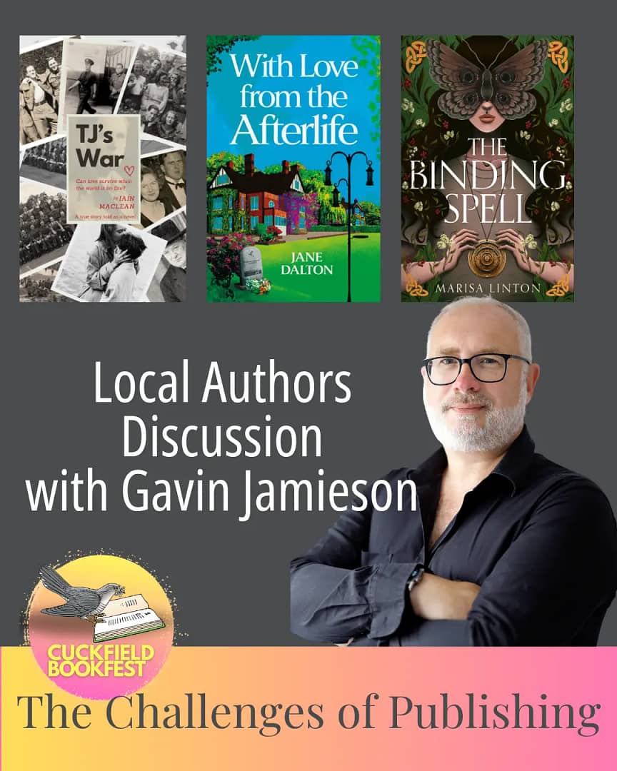 Gavin Jameson Local Authors Discussion Cuckfield Festival 2025