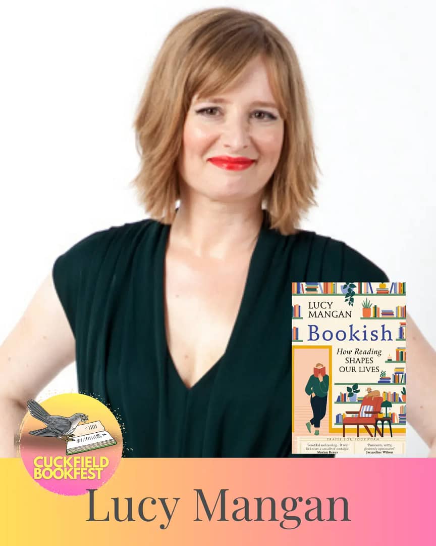 Lucy Mangan author speaking at Cuckfield Book festival 2025
