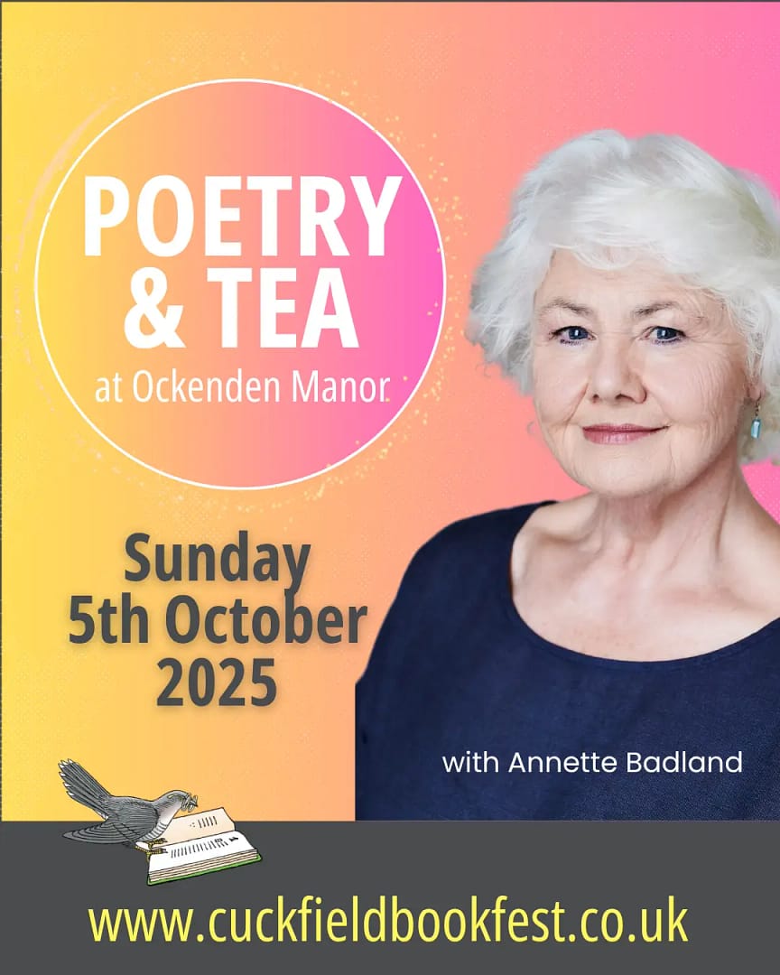 Annette Badland poetry cuckfield book festival cuckfest 2025