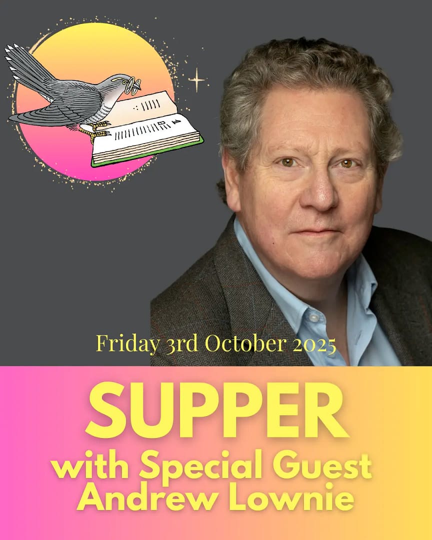 Ockenden Supper with Steve Richards for Cuckfield book festival October 2025