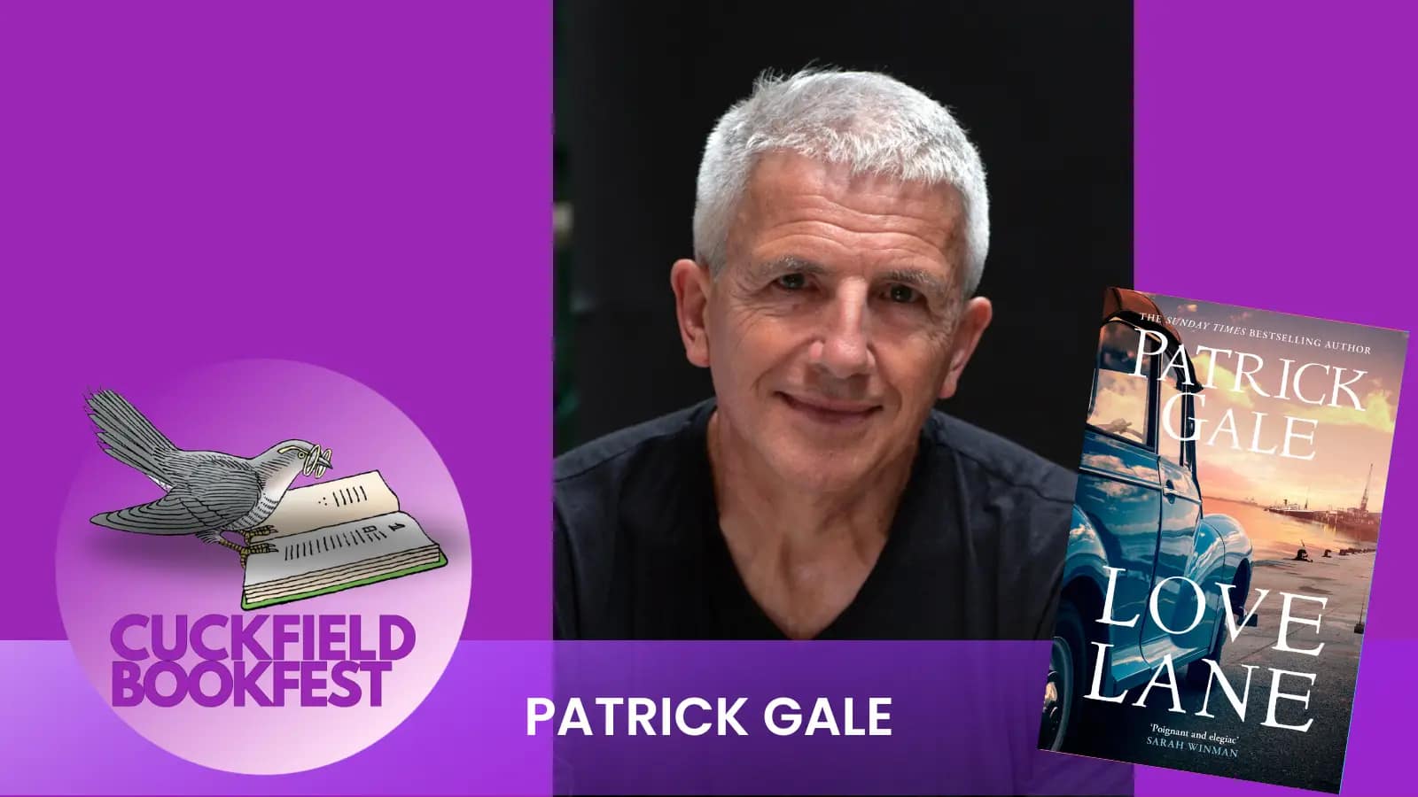 Patrick Patrick Gale Cuckfield Bookfest 2026