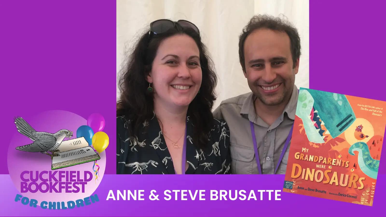 Anne and Steve Brusatte Natural history childrens authors