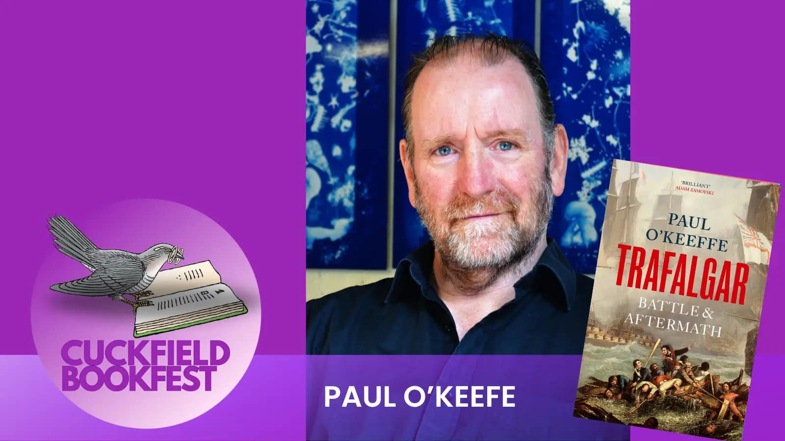 Paul OKeefe author at cuckfield Bookfest 2026