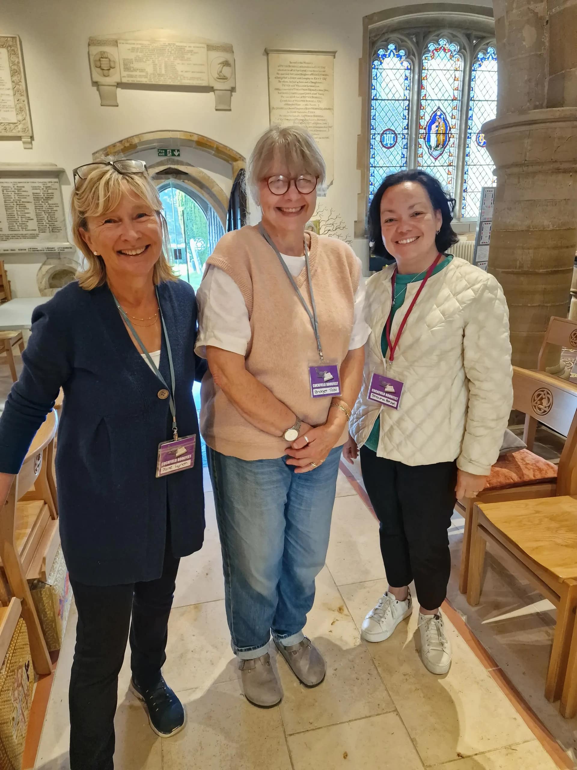 volunteers Cuckfield Book festival volunteers for event