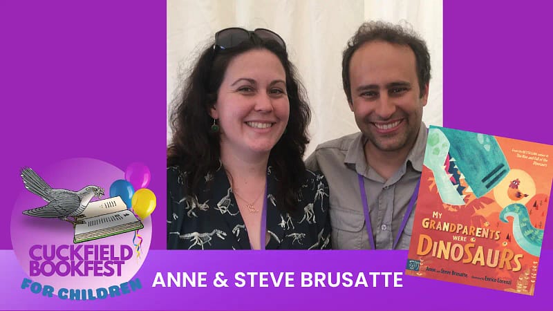 Anne and Steve Brusatte Natural history childrens authors
