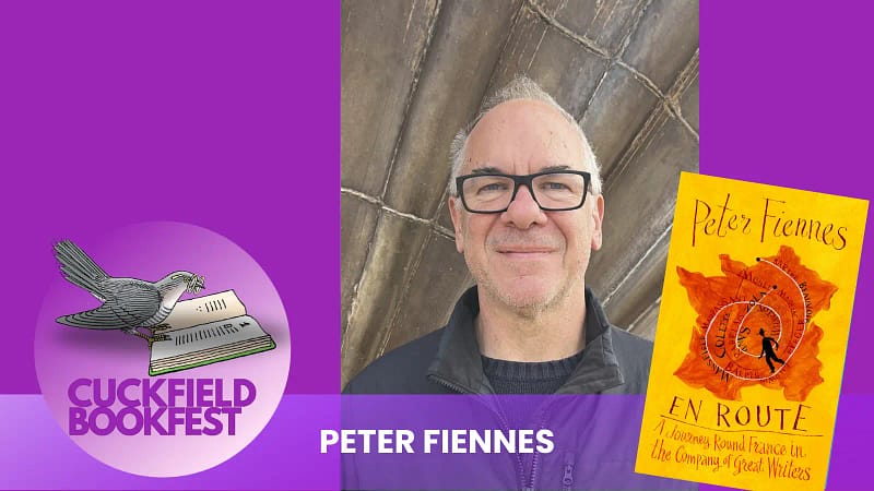 Peter Fiennes at Cuckfield Bookfest 2026